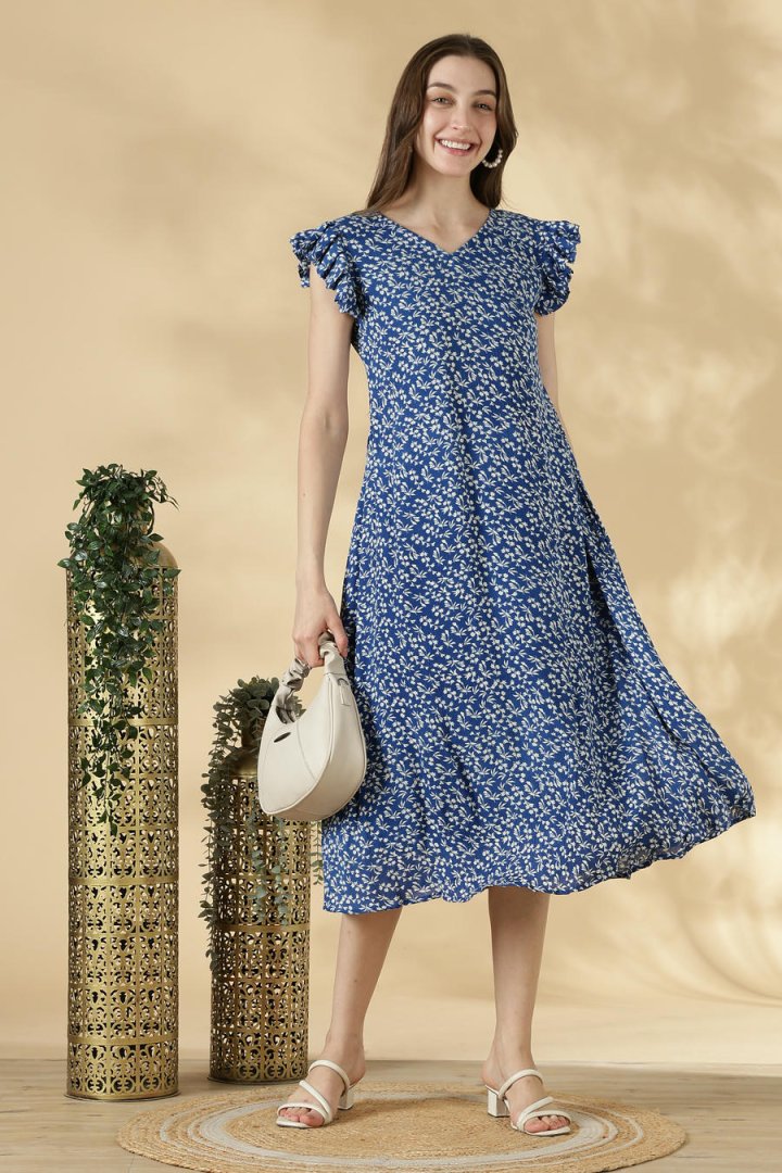 Rayon Crepe Frock - Image 8