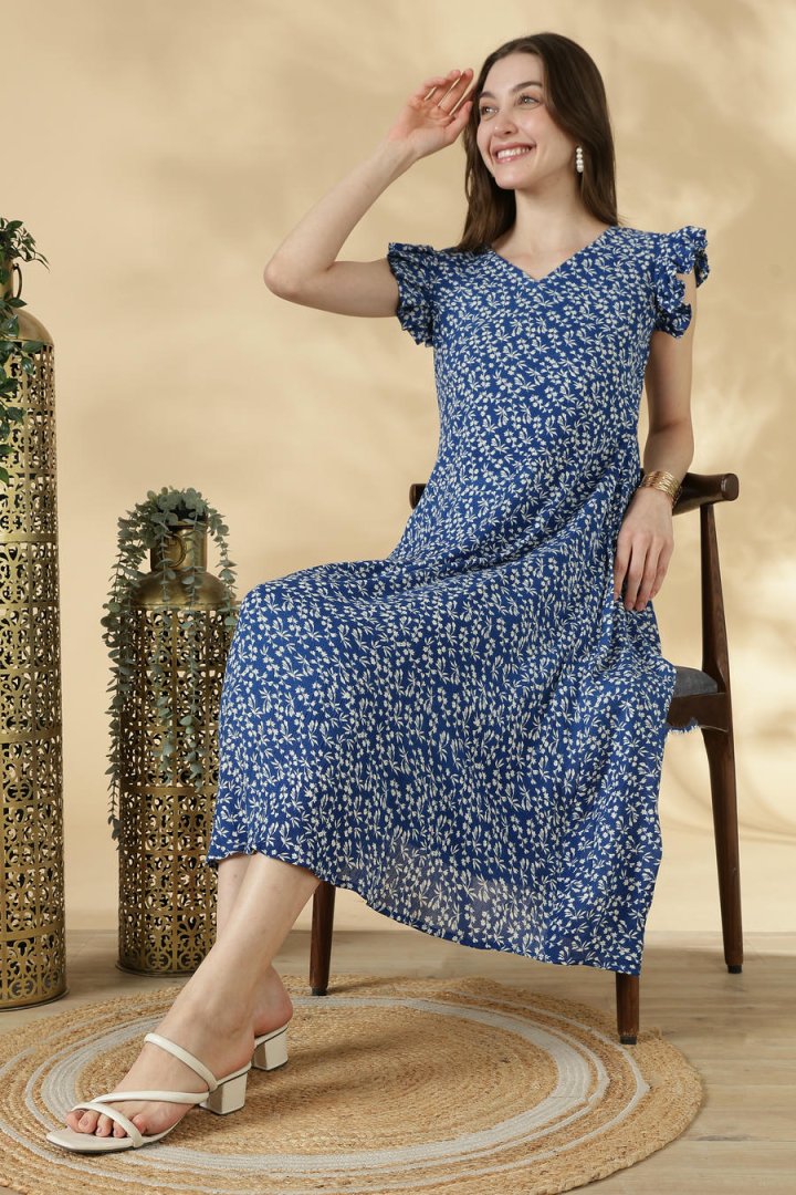 Rayon Crepe Frock - Image 11
